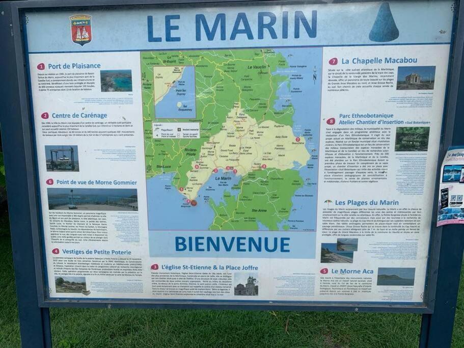 Studio Ti Plezi 26M A 2 Pas Marina Du Marin Climatise Parking Le Marin Esterno foto